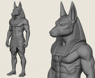 Egyptian God Anubis