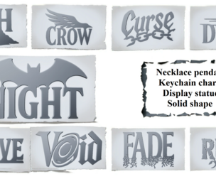 DARK AND GOTHIC Word Collection