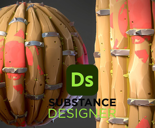 Stylized Wood Barricade