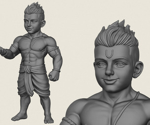 Indian Traditional Young Boy