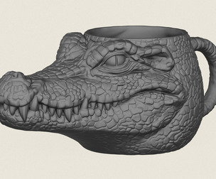 Crocodile Head Mug