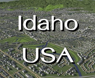 Boise Idaho USA - City and urban