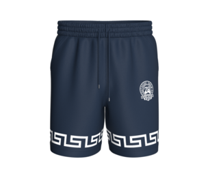 Men Greek Border Printed Shorts With Elastic Waist | Marvelous / Clo3d / obj / fbx