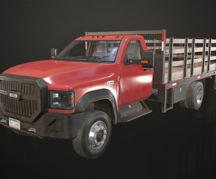 Medium Duty Truck VX400 - Stake Bed