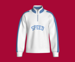 Men Athletic Quarter-Zip Sweatshirt | Marvelous / Clo3d / obj / fbx