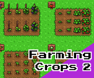 Farming Crops 2 – 16x16 Top-Down Pixel Art Vegetables & Fruits Pack (Game Assets + Icons)