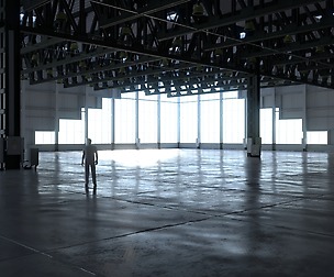 Warehouse Interior 4 - No Textures