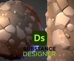Stylized Rock Wall