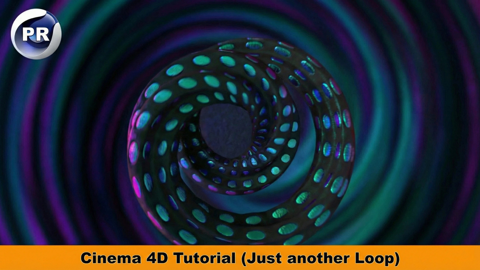 Abstract Sci-Fi Loop Tutorial in Cinema 4D