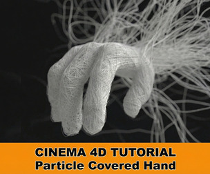 Particle Covered Hand Effect in Cinema 4D