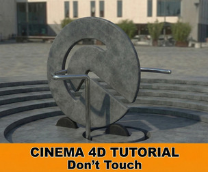 Modeling and Animating the Don't Touch Abstract Project