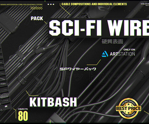 SCI-FI WIRES KITBASH PACK 80+