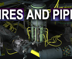 Wires, pipes and sci-fi props