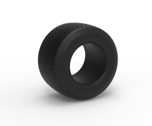 Dirt Sprint racing tire 26 Scale 1:25