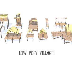 Low Poly Village