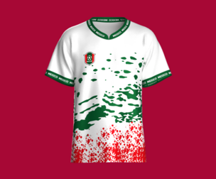 Men Abstract Splatter Sublimated Mexico Jersey | Marvelous / Clo3d / obj / fbx