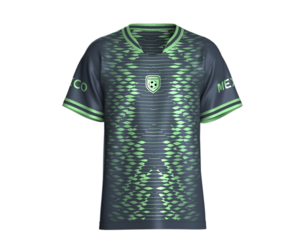 Men Digital Glitch Pattern Sublimated Mexico Jersey | Marvelous / Clo3d / obj / fbx