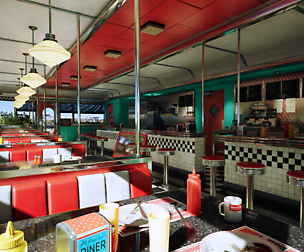 (UE4) American Style Diner