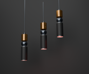 Modern decorative lamp 3D model