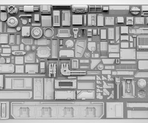 Sci fi trim sheets 8