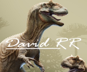 Retro Allosaurus Animation Ready Dinosaur 3D Model