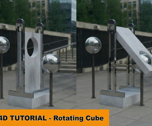 Kinetic Rotating Slab Animation
