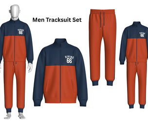 Men Tracksuit Set - Athletic Zip Up Jacket And Jogger Pants | Marvelous / Clo3d / obj / fbx