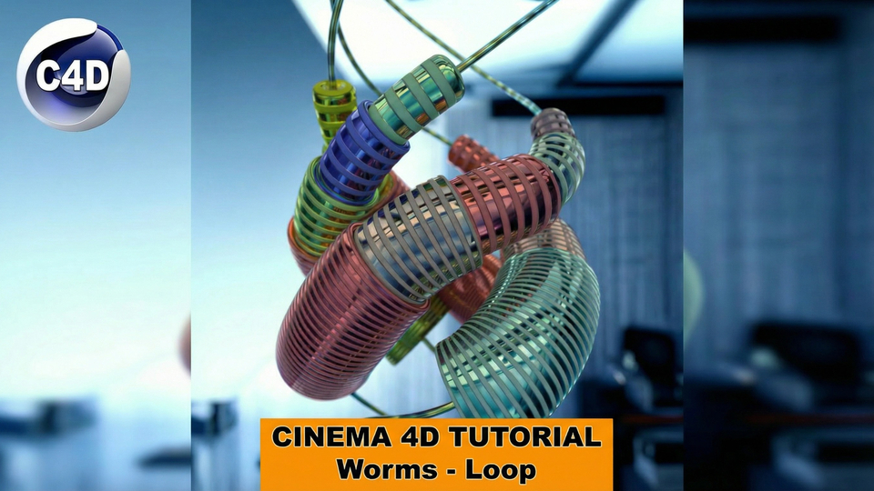 Worm Animation Tutorials Abstract Looping Worm Animation