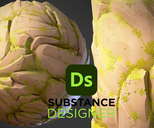 Stylized Rock Cliff