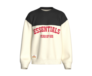 Men Premium Crewneck Sweatshirt With Patch | Marvelous / Clo3d / obj / fbx