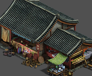 Medium city - grocery store