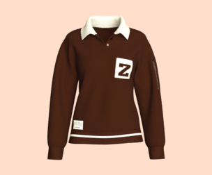 Girls Z-Legacy Vintage Varsity Pullover Jacket | Marvelous / Clo3d / obj / fbx