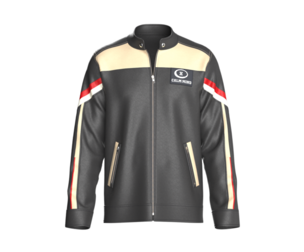 Men Calm Mind Racer Leather Jacket | Marvelous / Clo3d / obj / fbx