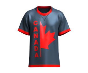 Canada Maple Leaf Minimal Jersey Red Blue Sportswear | Marvelous / Clo3d / obj / fbx