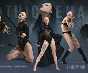 1470+ Unique Gothic: Female Character Expressive Poses