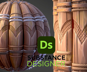 Stylized Wood Wall