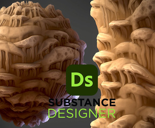 Stylized Cave Stalactite