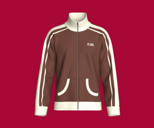 Men High Neck Retro Track Zip-Up Jacket | Marvelous / Clo3d / obj / fbx