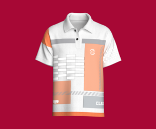 Men Printed Geometric Polo Shirt | Marvelous / Clo3d / obj / fbx