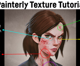 Ellie Painterly Texture Tutorial (Substance Painter) — Brushes Included (Ellie The last of Us)