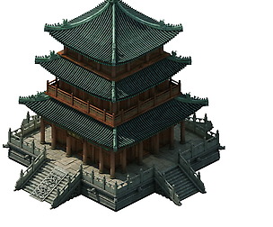 Game Model - Ancient Chinese Tower