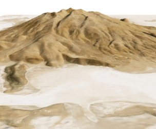 Wila Pukarani full 3d model volcano