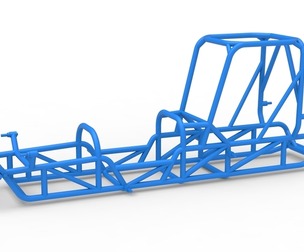 Frame of Dirt Silver Crown Champ car Version 2 Scale 1:25