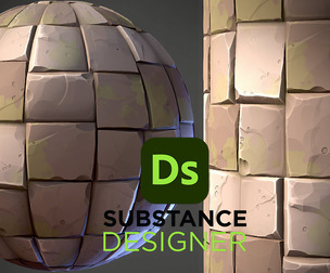 Stylized Stone Tile Floor