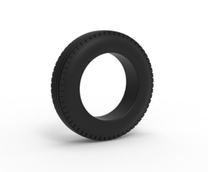 Front tire of Vintage Champ car Version 1 Scale 1:25
