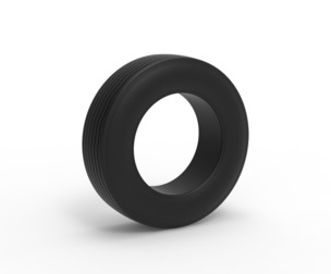 Front tire of Vintage Champ car Version 2 Scale 1:25