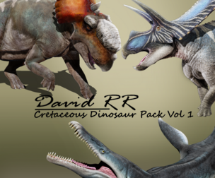 Cretaceous Dinosaur Pack Vol 1