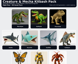 Creature & Mecha Kitbash Collection