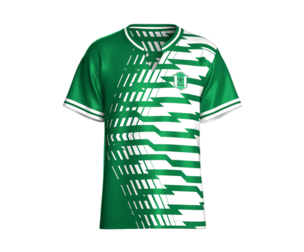 Men Green And White Abstract Mexico Jersey | Marvelous / Clo3d / obj / fbx