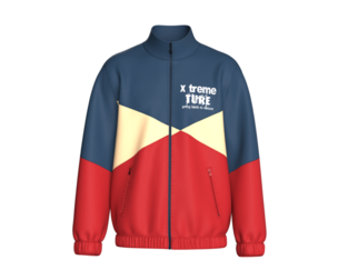 Men Printed Color Block Jacket With Elastic Hem | Marvelous / Clo3d / obj / fbx